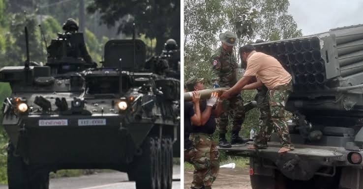 Thailand declares martial law in eight districts bordering Cambodia