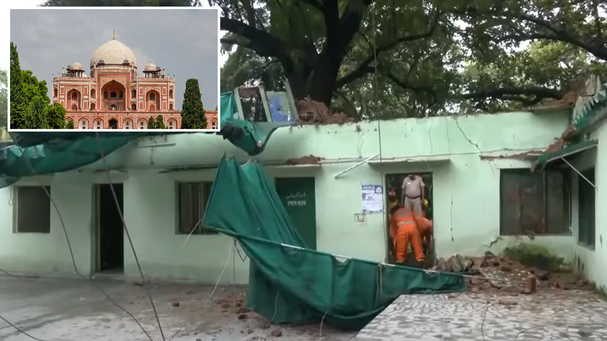দিল্লিতে ধসে পড়ল সম্রাট হুমায়ুনের সমাধির গম্বুজ, নিহত ৫