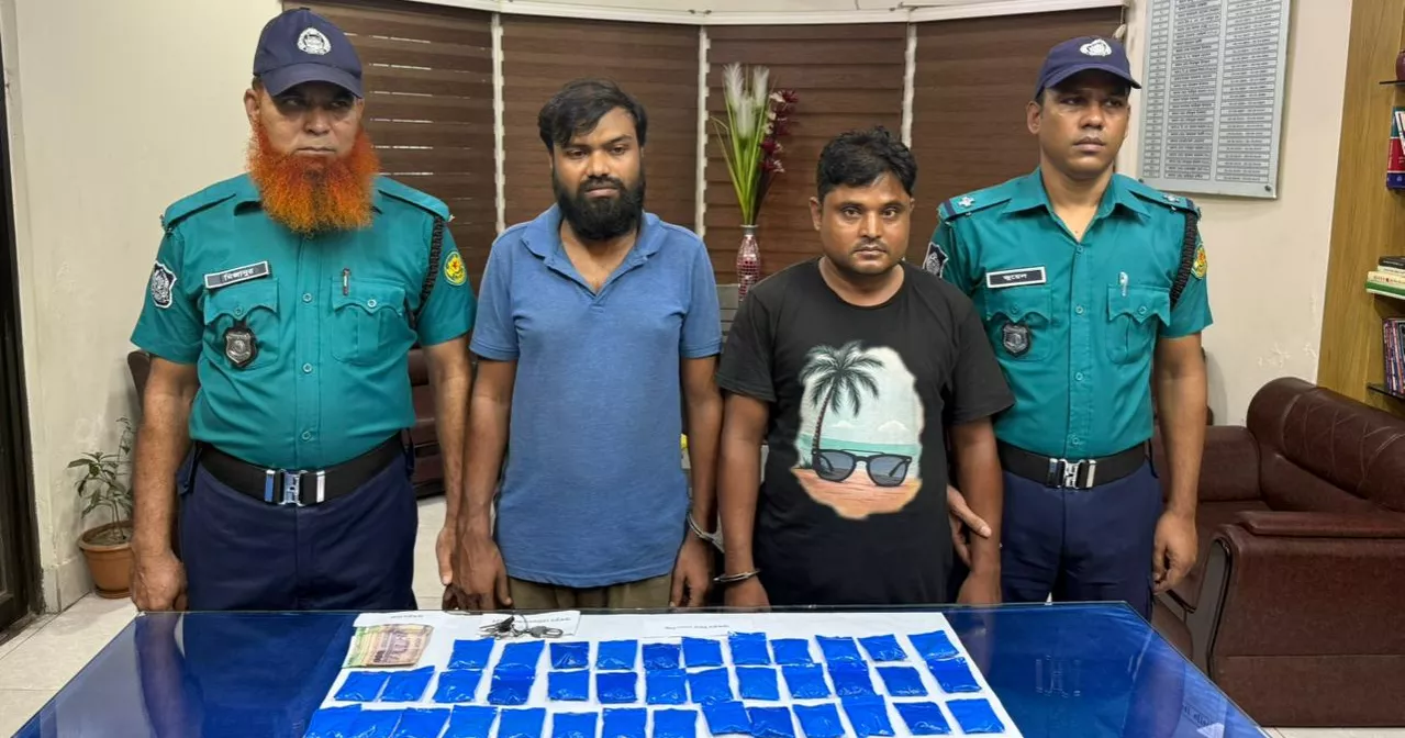 2 men held with 7,600 yaba pills in Ramna