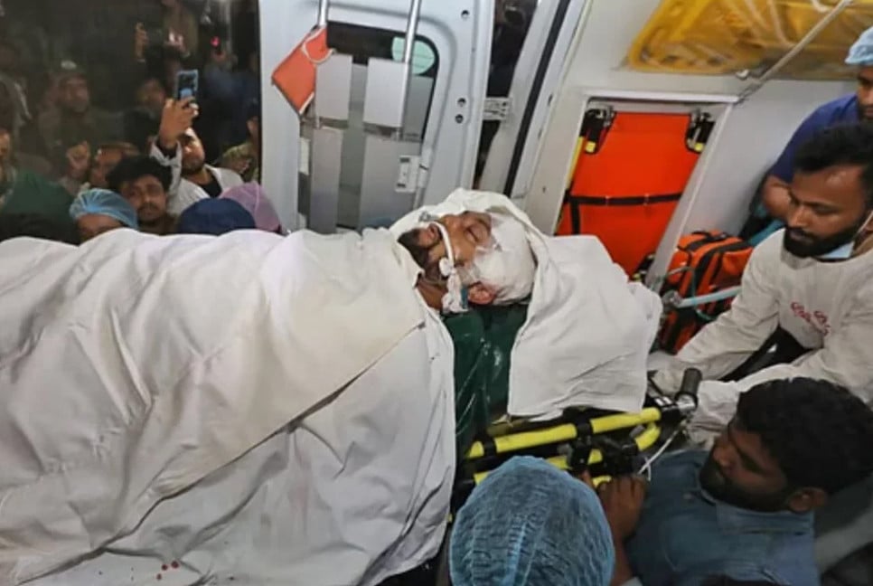 Osman Hadi taken to Evercare from DMCH