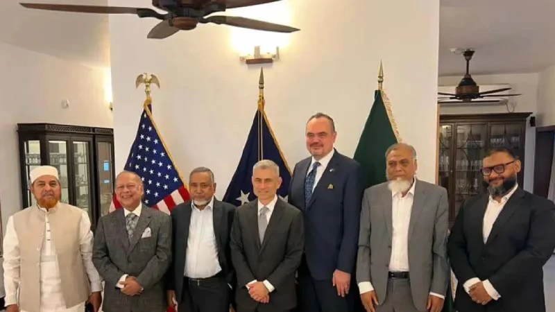 মার্কিন সহকারী পররাষ্ট্রমন্ত্রীর সঙ্গে জামায়াত প্রতিনিধিদলের বৈঠক