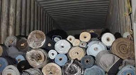 100 tons of fabrics seized in capital