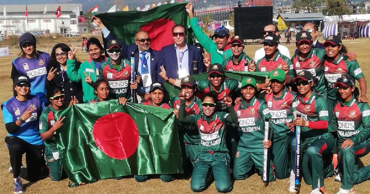 SA Games Cricket: Bangladesh women clinch gold medal