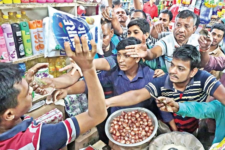 A rumour that triggers panic buying of salt