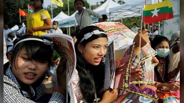 Myanmar nationalists hold pro-military rally amid tensions with government