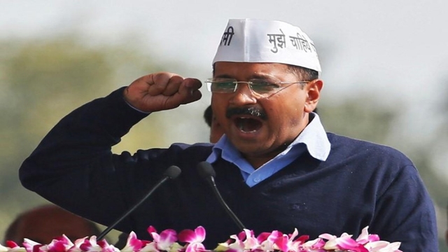 Delhi polls: Kejriwal’s AAP surges ahead of Modi’s BJP