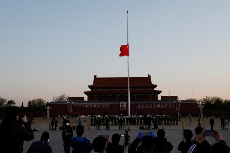 China mourns thousands ‘martyrs’ who died in coronavirus epidemic