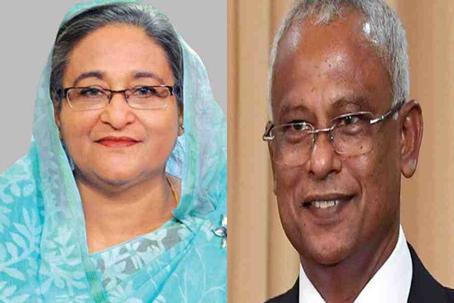 Maldives President thanks PM Hasina for sending medical equipment