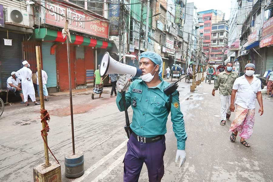 City Iftar hub falls silent on virus.