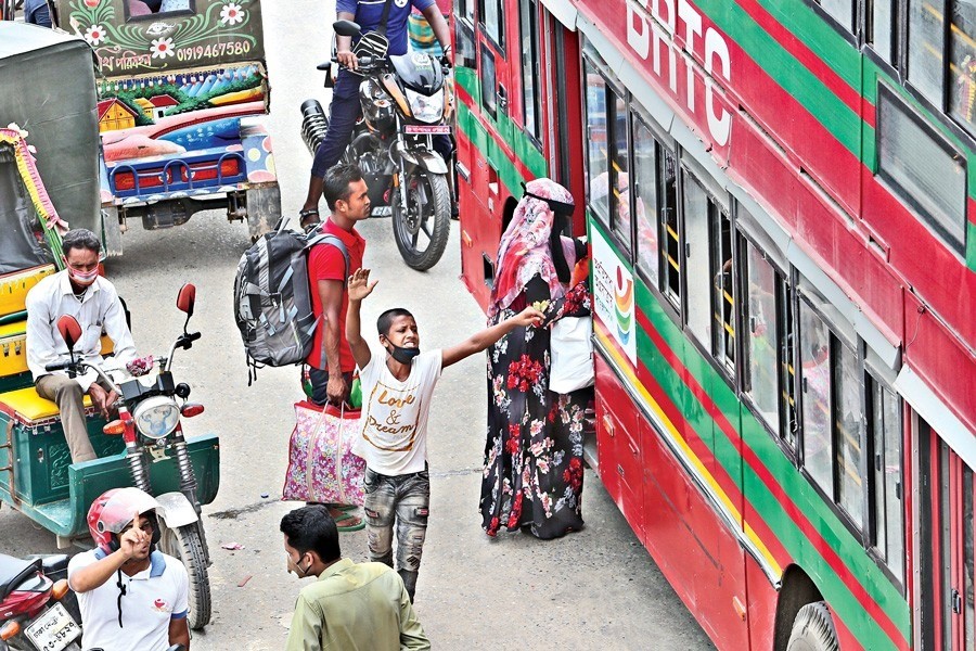 Buses back on roads after more than two months