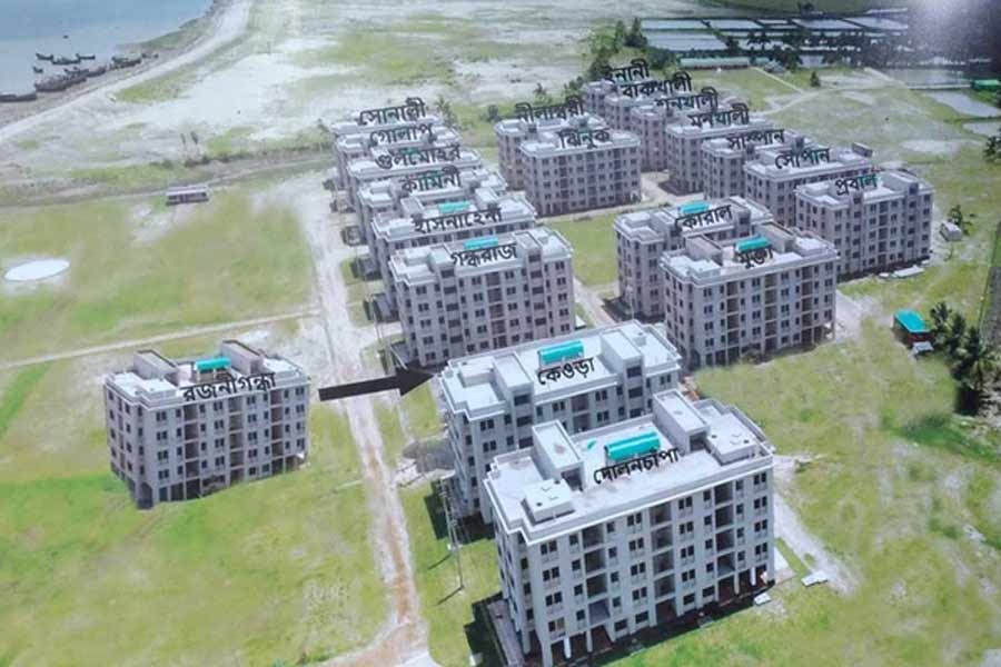 PM opens world's biggest housing project for climate victims