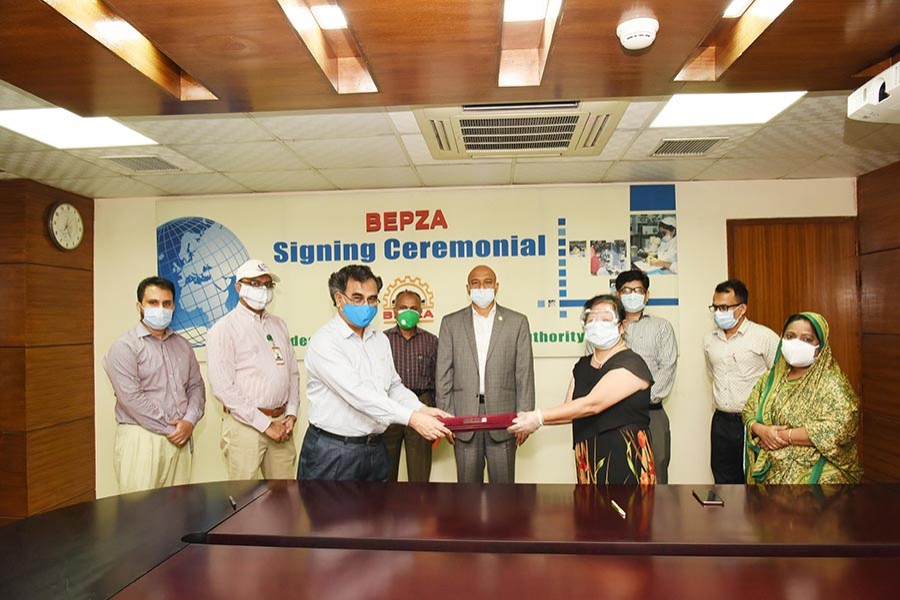 BEPZA signs $56.33m new investment agreement during pandemic