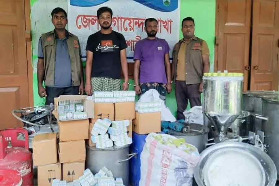 Fake herbal cosmetics worth Tk 336,000 seized in Rajshahi