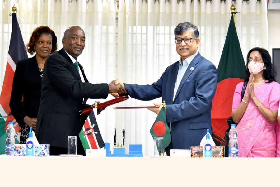 Bangladesh, Kenya sign two MoUs to boost ties