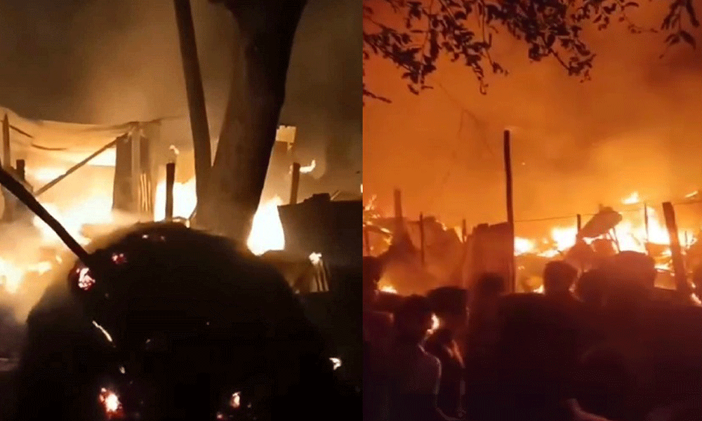 18 houses, 2 cattle burnt to ash in another Ctg fire