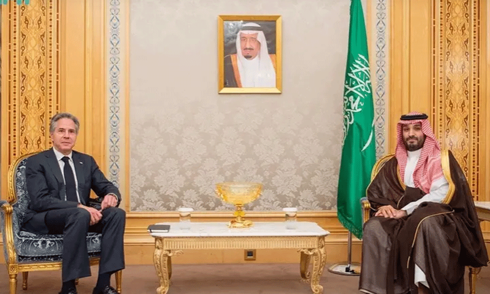 MBS meets Blinken after Gaza ceasefire talks