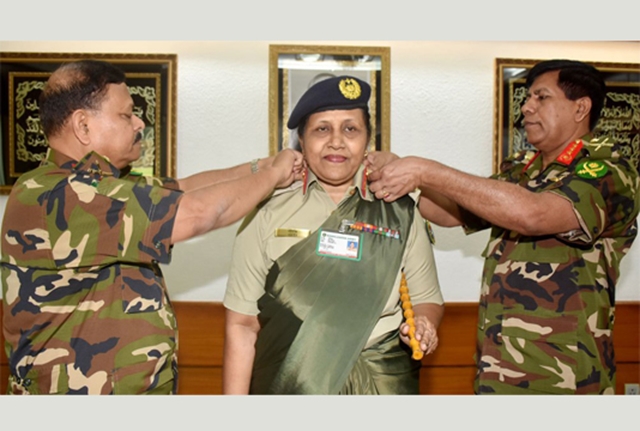 Dr Susane Giti made country’s 1st woman major general