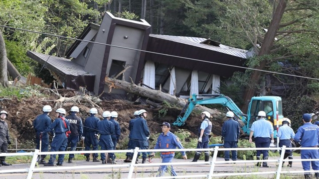 Landslides after powerful 6.6 magnitude quake hits Japan’s Hokkaido