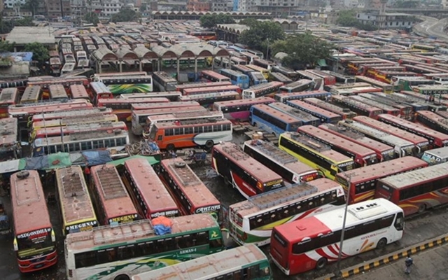 BD shuts down all transport for 10 days