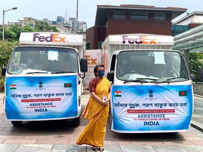 BD receives 2nd batch of medical aid from India