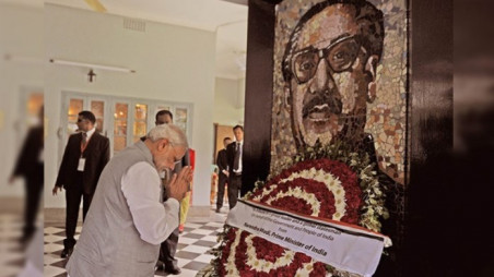 Modi pays tribute to Bangabandhu on birth anniversary