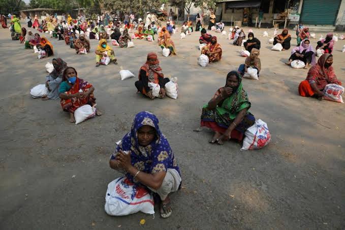 20kg rice with Tk2,000 cash aid per month for the poor