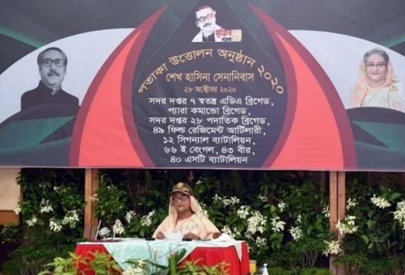PM asks army to gain more strength to defend Bangladesh