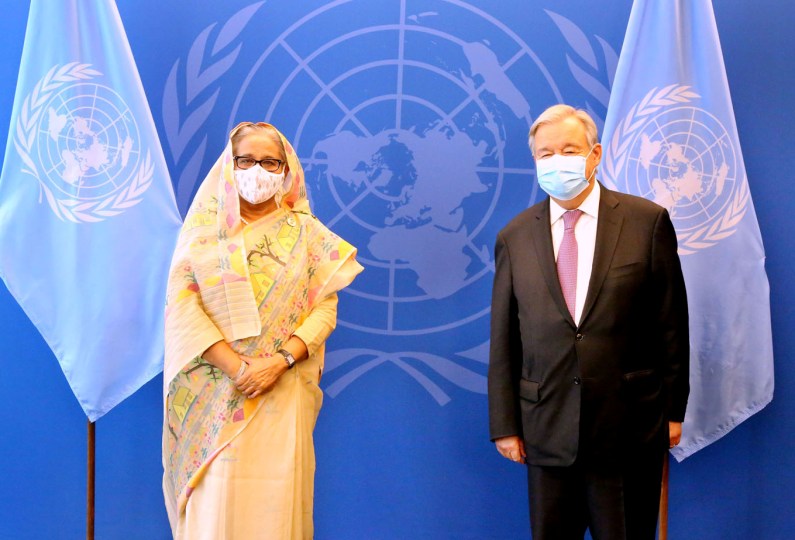 UN chief showers praise on Hasina, says Bangladesh a ‘development miracle’