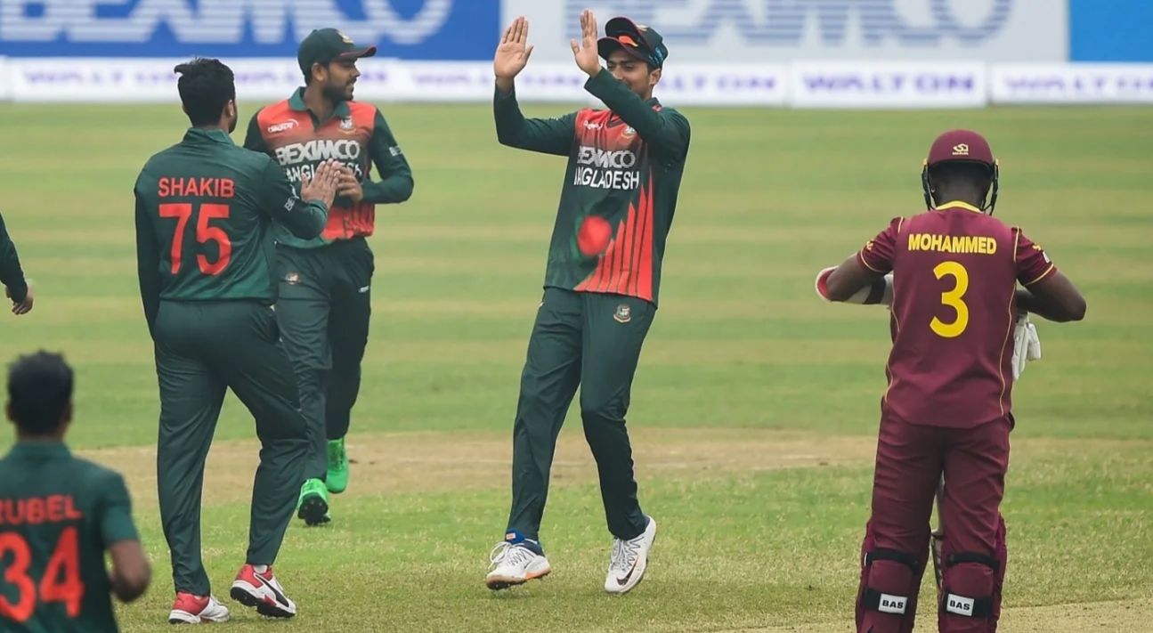 Bangladesh beat West Indies by six wickets in first ODI