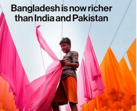 Bangladesh now richer than India, Pakistan