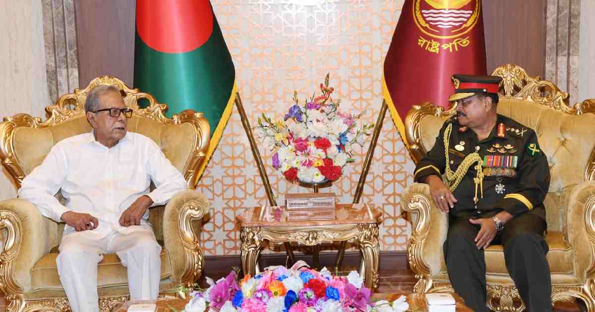 Gen. Aziz pays farewell call on the President