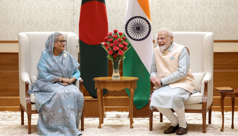 Hasina, Modi agree to resolve outstanding bilateral issues through talks