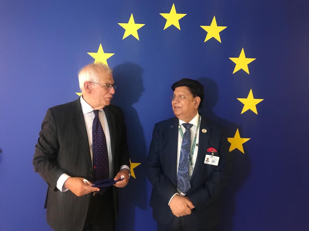 FM meets EU High Representative, requests effective support for Rohingya repatriation