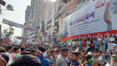 October 28 rally: BNP men start gathering at Nayapaltan