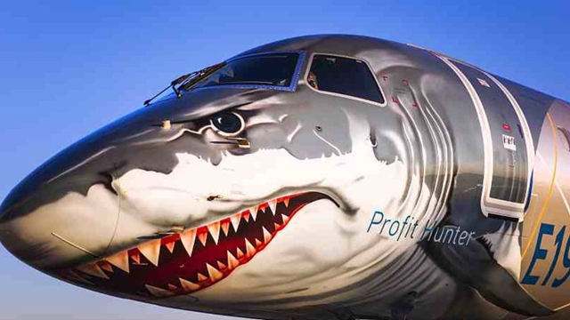 Shark-faced jet lands at Dhaka airport for the first time