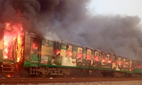 Death toll from Pakistan train fire rises to 46