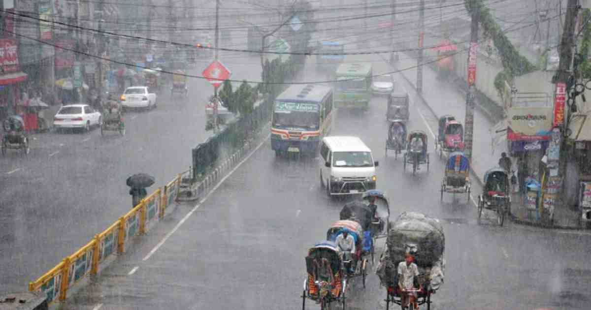 Full fledge Monsoon showers drench Dhaka and most of the country