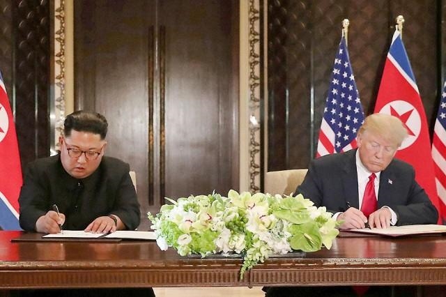 Trump, Kim sign agreement at historic Sentosa summit 
