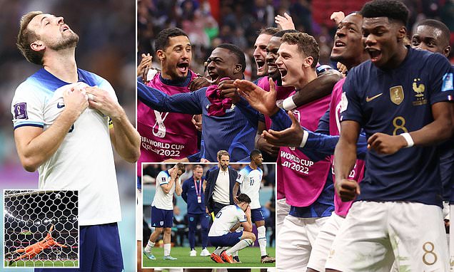 Giroud takes France into World Cup semis as Kane penalty miss costs England