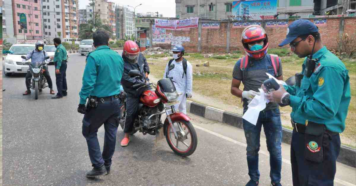 Bangladesh’s law enforcers on the frontline of corona battle 