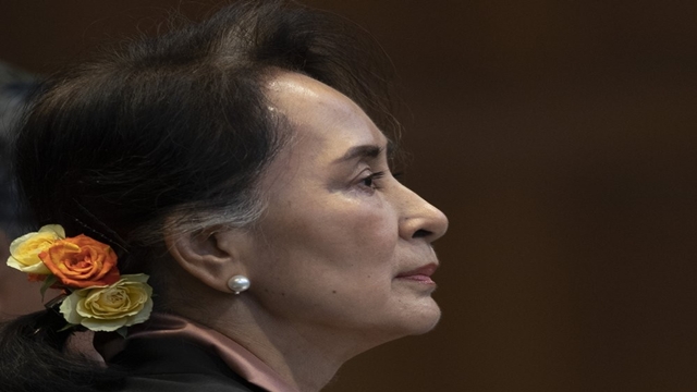 Suu Kyi defending genocide allegations at ICC
