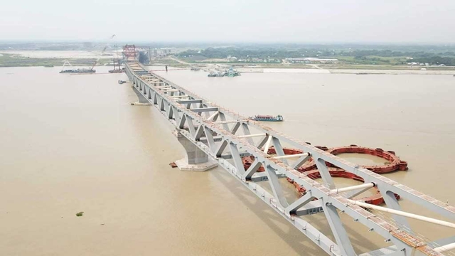 Padma bridge progress reaches 76.5pc