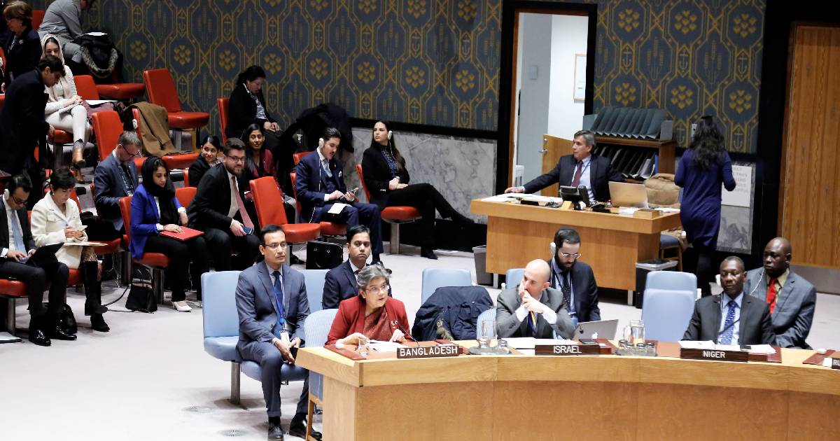 Take urgent steps to cease Israel’s illegal settlements: Bangladesh to UNSC