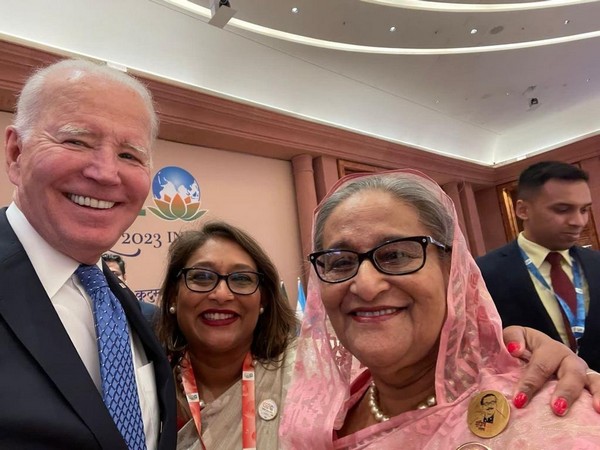 Biden takes selfie with Bangladesh premier