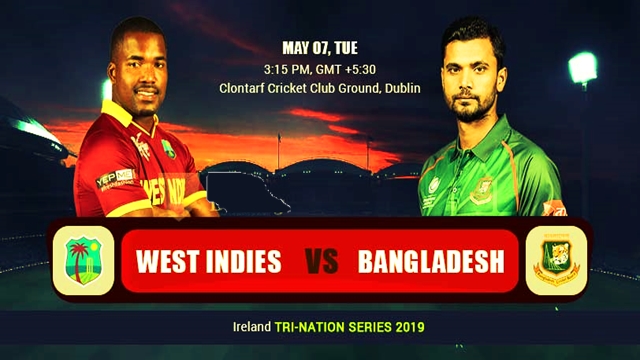 West Indies and Bangladesh to play Tri-series in Ireland