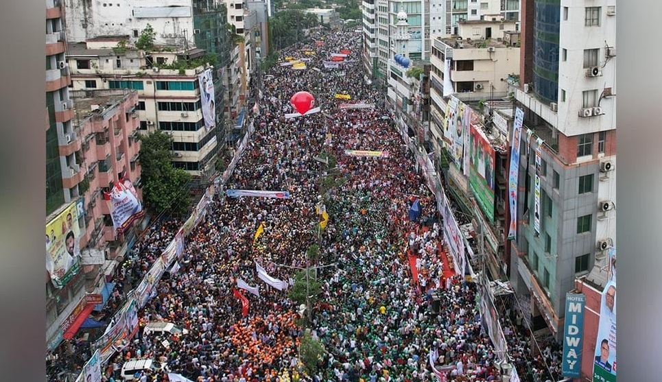 Heavy traffic jam in capital due to rallies of BNP and AL