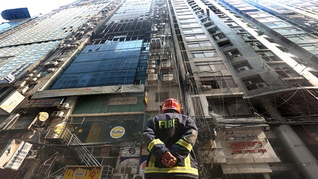 Banners on fire risks at city high-rise bldgs disappear