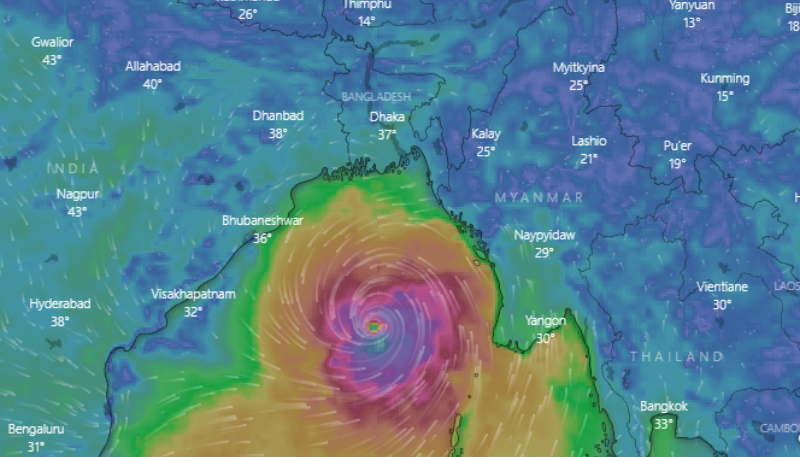 Great danger signal No 10 issued for Cox’s Bazar maritime port as cyclone Mocha approaches