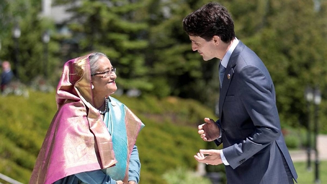 Trudeau phones Hasina, both want global movement against terrorism  