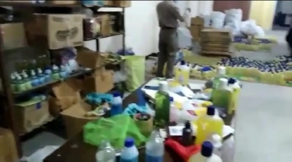 Fake hand sanitiser factory busted in Adabar (Video)